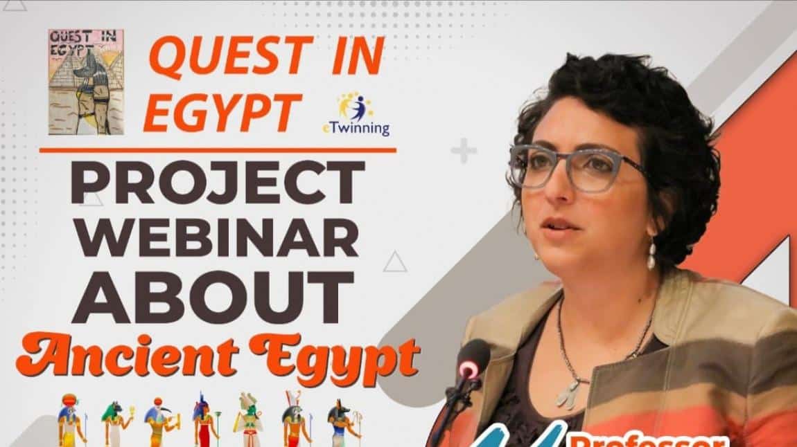 ''Quest in Egypt' ' eTwinning Projemizin Profösor Monica Hanna ile Uluslararası Toplantısı